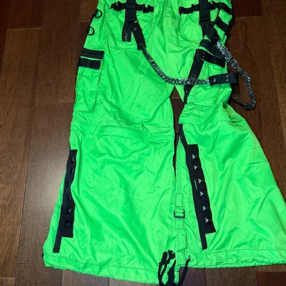 Tripp NYC Space Out Pant Neon Green Size Medium Brand New with Tags - Picture 10 of 12